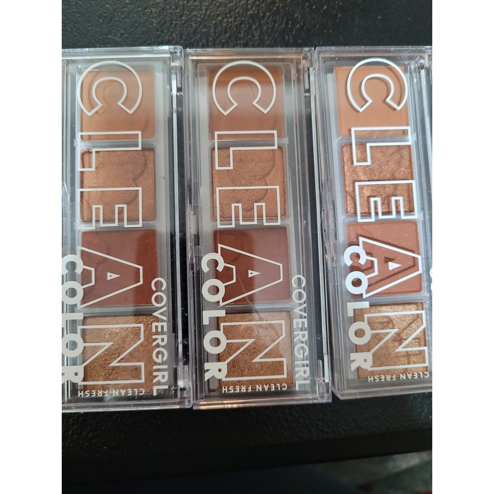 CoverGirl Eyeshadow Palette Women OS 252 Spiced Copper New Vegan Clean Fresh 3pk